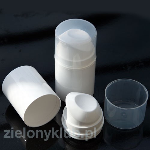 zielonyklub.pl: Dozownik Airless biały 50 ml - Opakowania, akcesoria