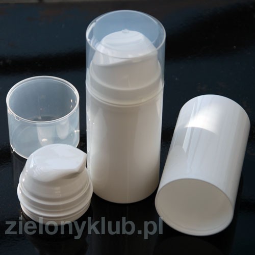 zielonyklub.pl: Dozownik Airless biały 100 ml - Opakowania, akcesoria